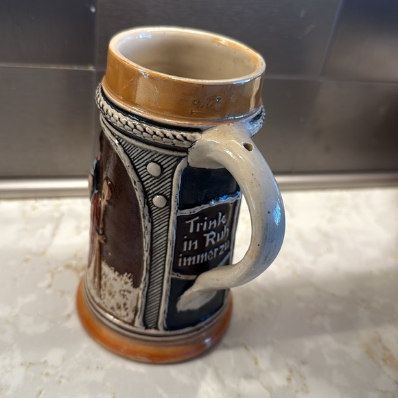 Vintage Ceramic Beer Stein with Handle - Picture 13 of 13